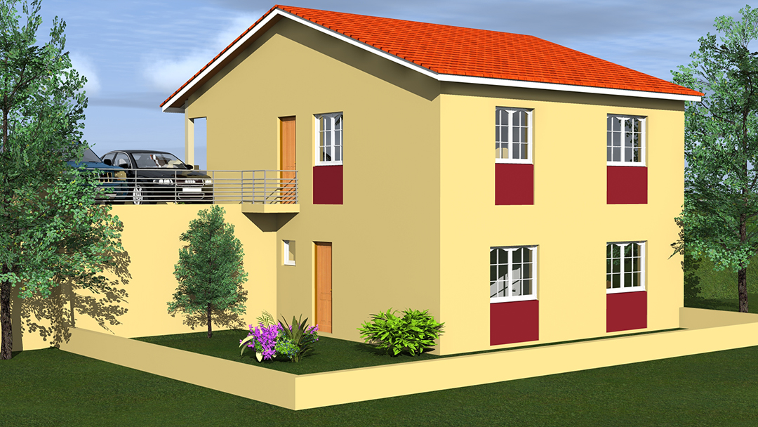 Vue extérieure villa